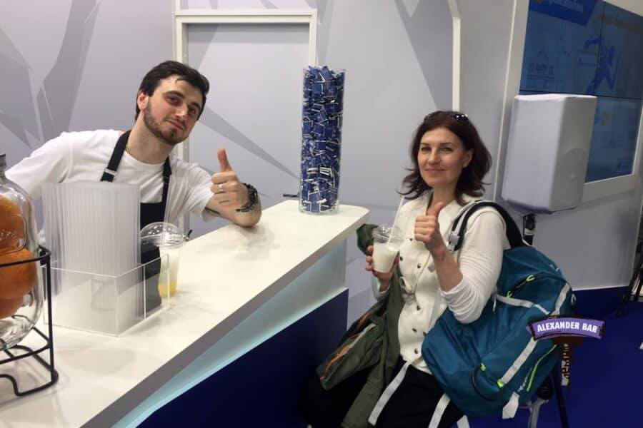 Кислородный бар на стенде ПромСвязьБанка